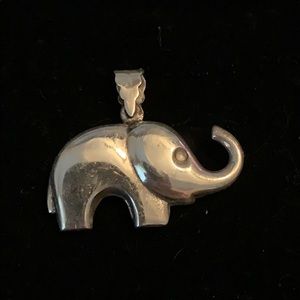 Elephant silver Pendant